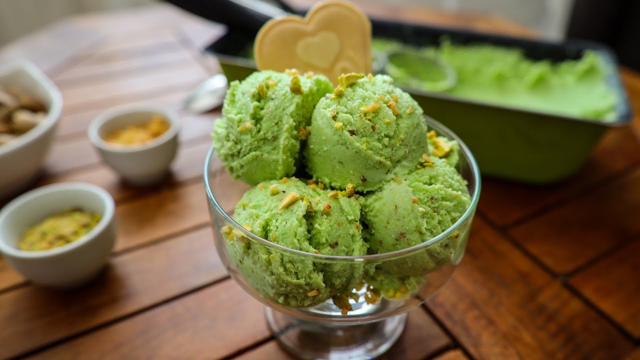 Das Welt Cremigste Pistazien Joghurt Eis ohne Eismaschine