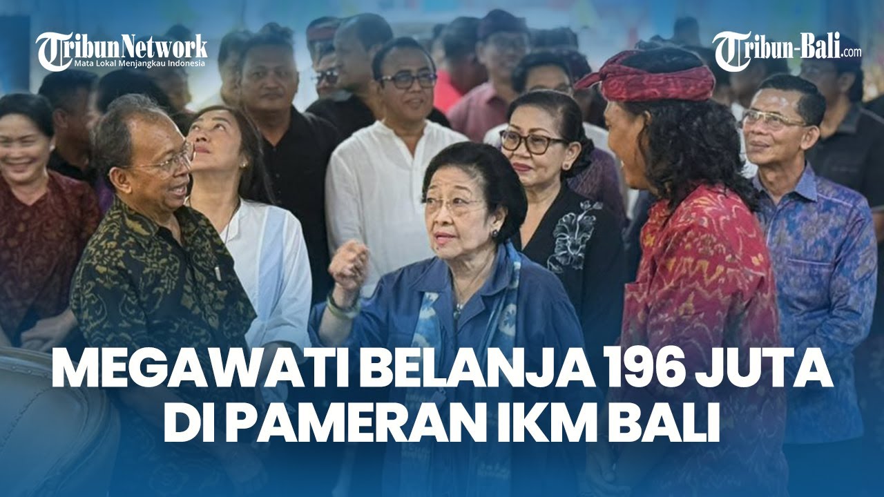 Megawati Apresiasi Kreativitas IKM Bali, Borong Produk Hingga Rp196 Juta
