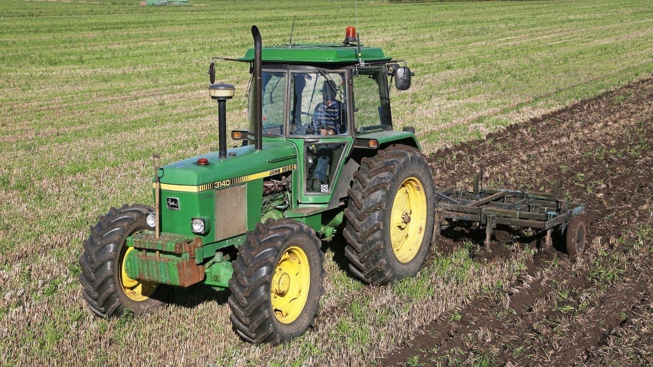 John Deere 3140 и культиватор Twose 1982 года | Классическая кабина SG2 JD | Классические DVD о с...