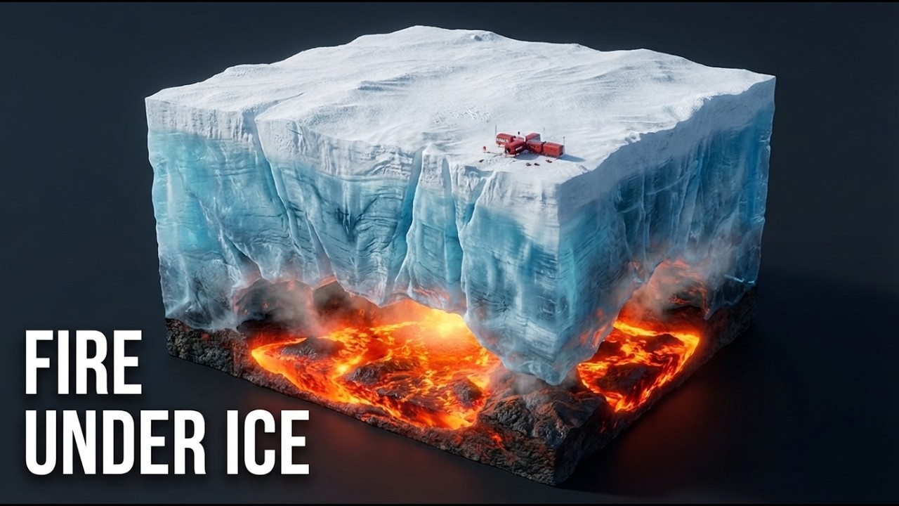 It Looks Like a Frozen Desert. But Volcanoes Are Erupting Underneath