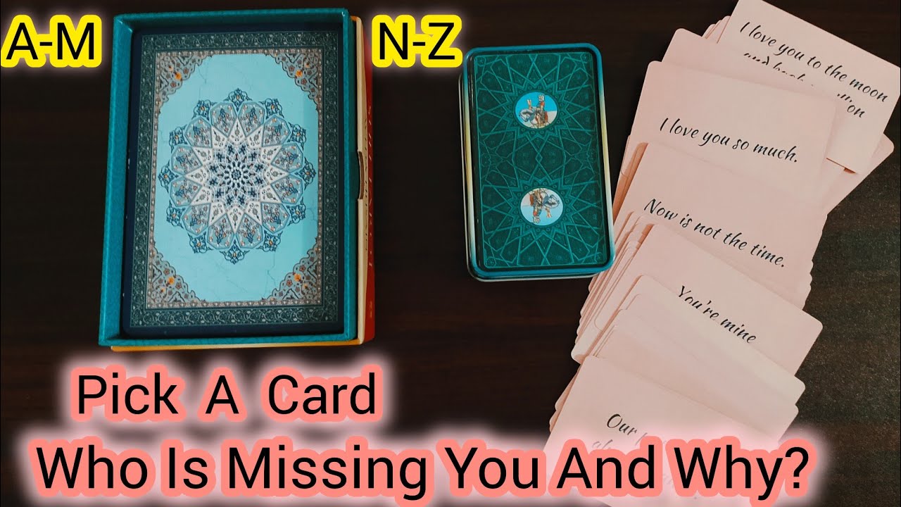 Who Is Missing You And Why Hindi Tarot Reading ✨🦋(Pick A Card)