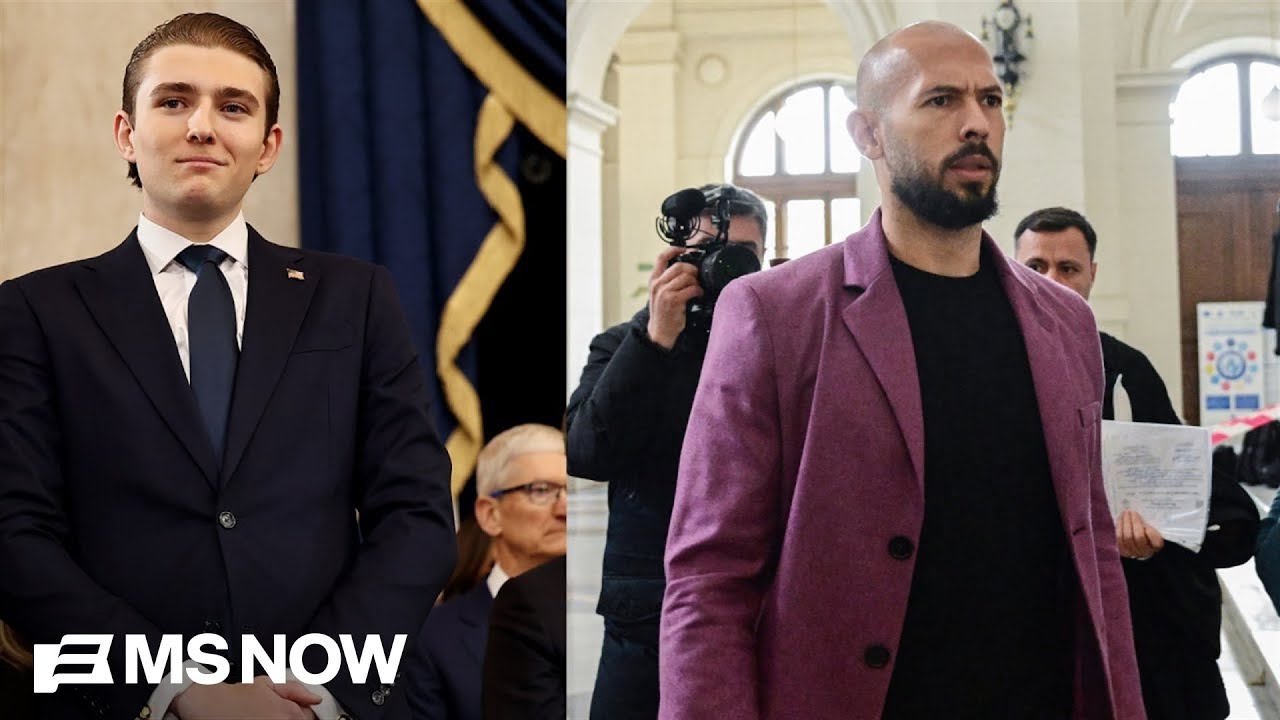 Barron Trump's ties to accused sex trafficker Andrew Tate exposed in NYT report