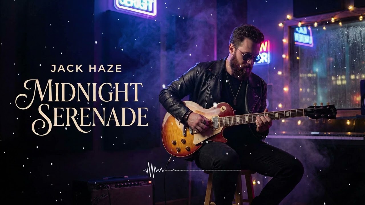 Midnight Serenade - Jack Haze | Gentle Night Time Guitar Ballad