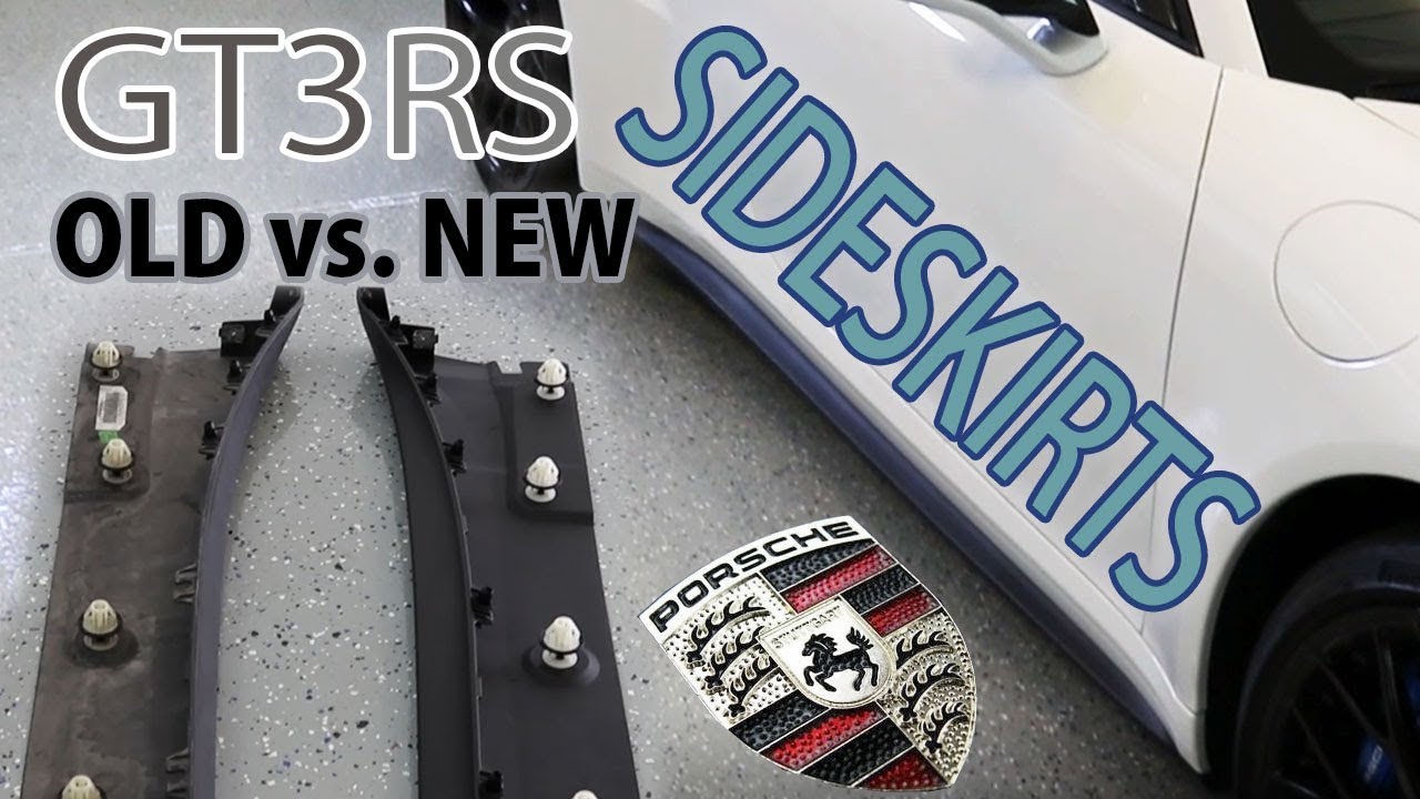 Porsche RS Sideskirt Installation - Porsche 991 911