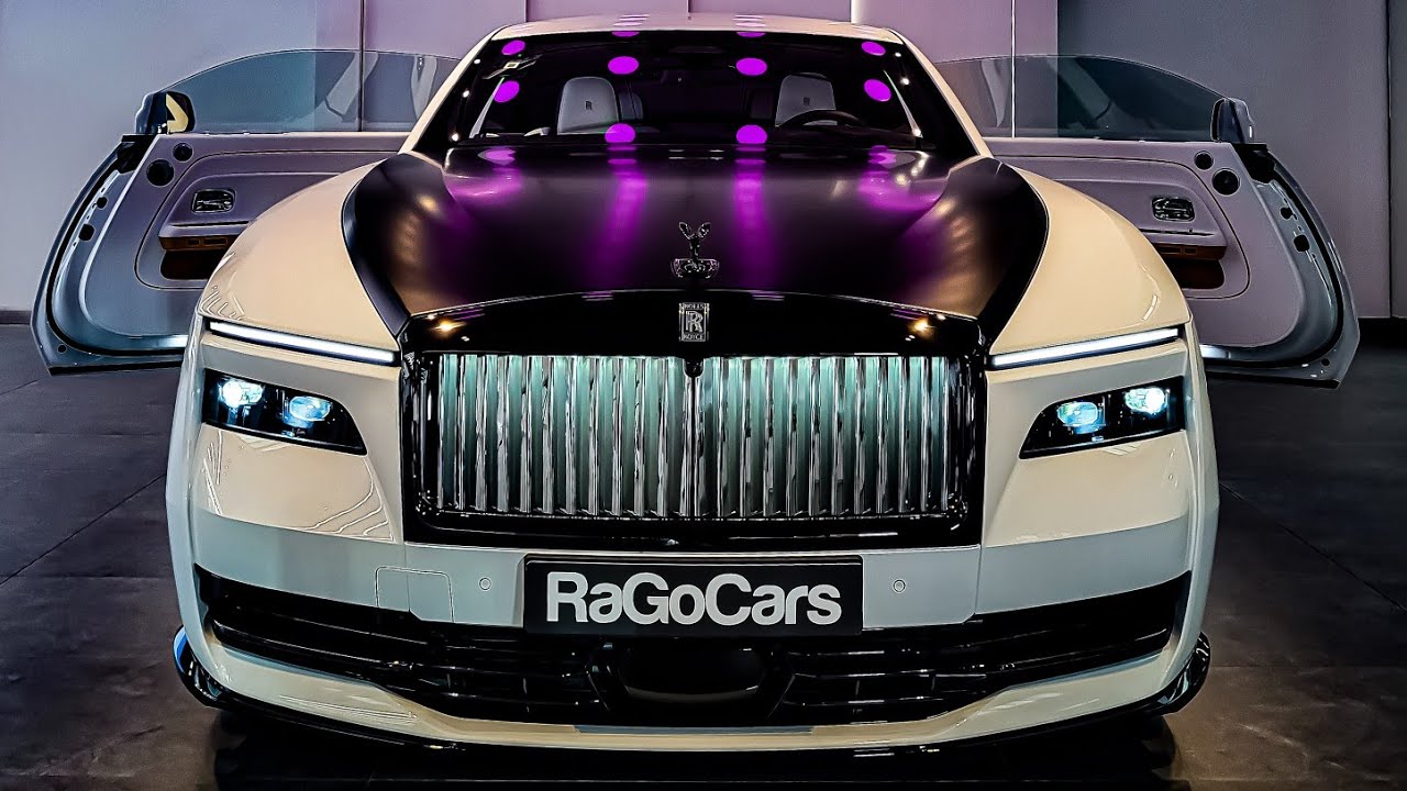 Rolls Royce Black Badge Spectre 2026 года &mdash; самая мощная модель в истории RR &mdash; интерьер и экстерьер
