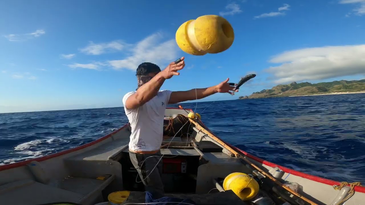 Dead bait fishing at batanes island