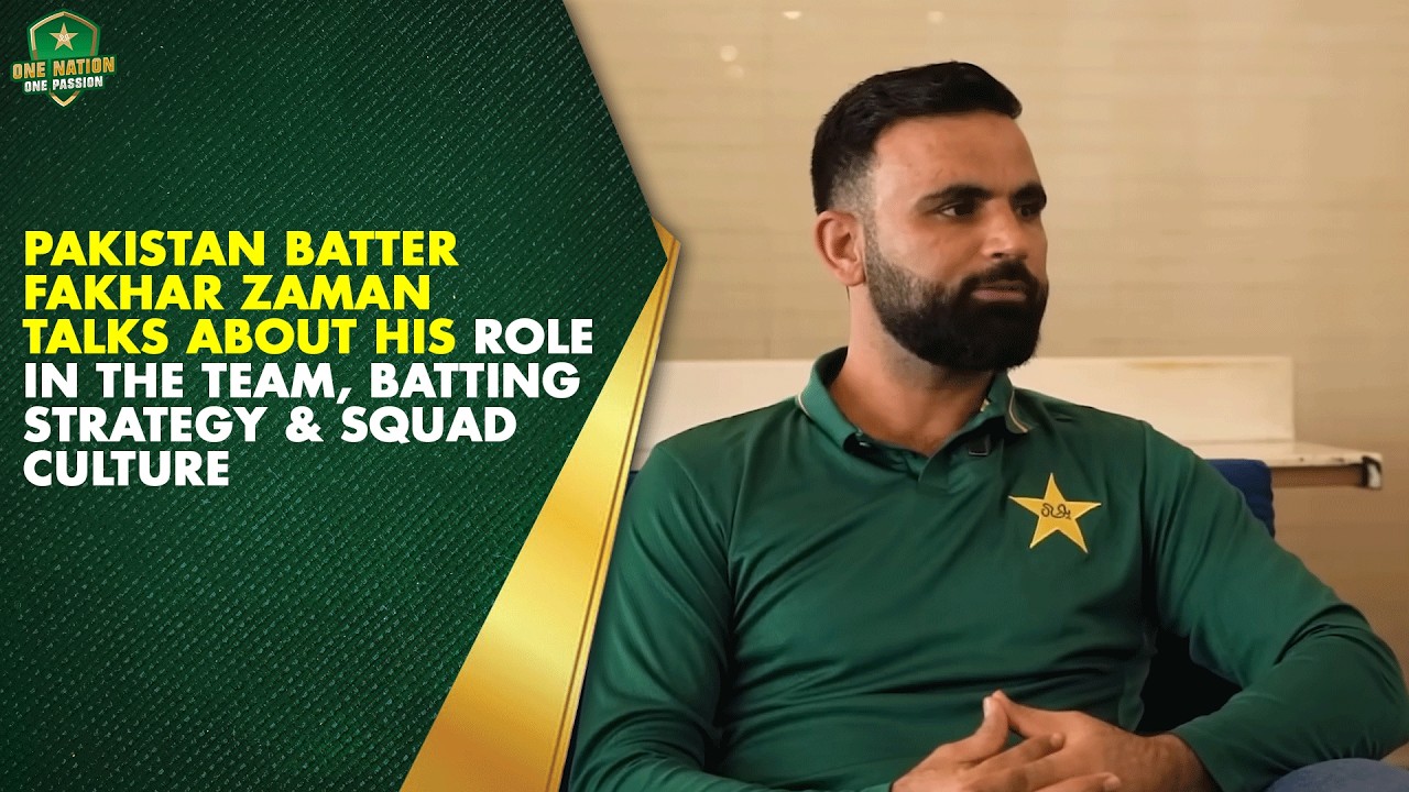 Pakistan Batter Fakhar Zaman talks about his role in the team, batting strategy & squad culture 🎙️🏏