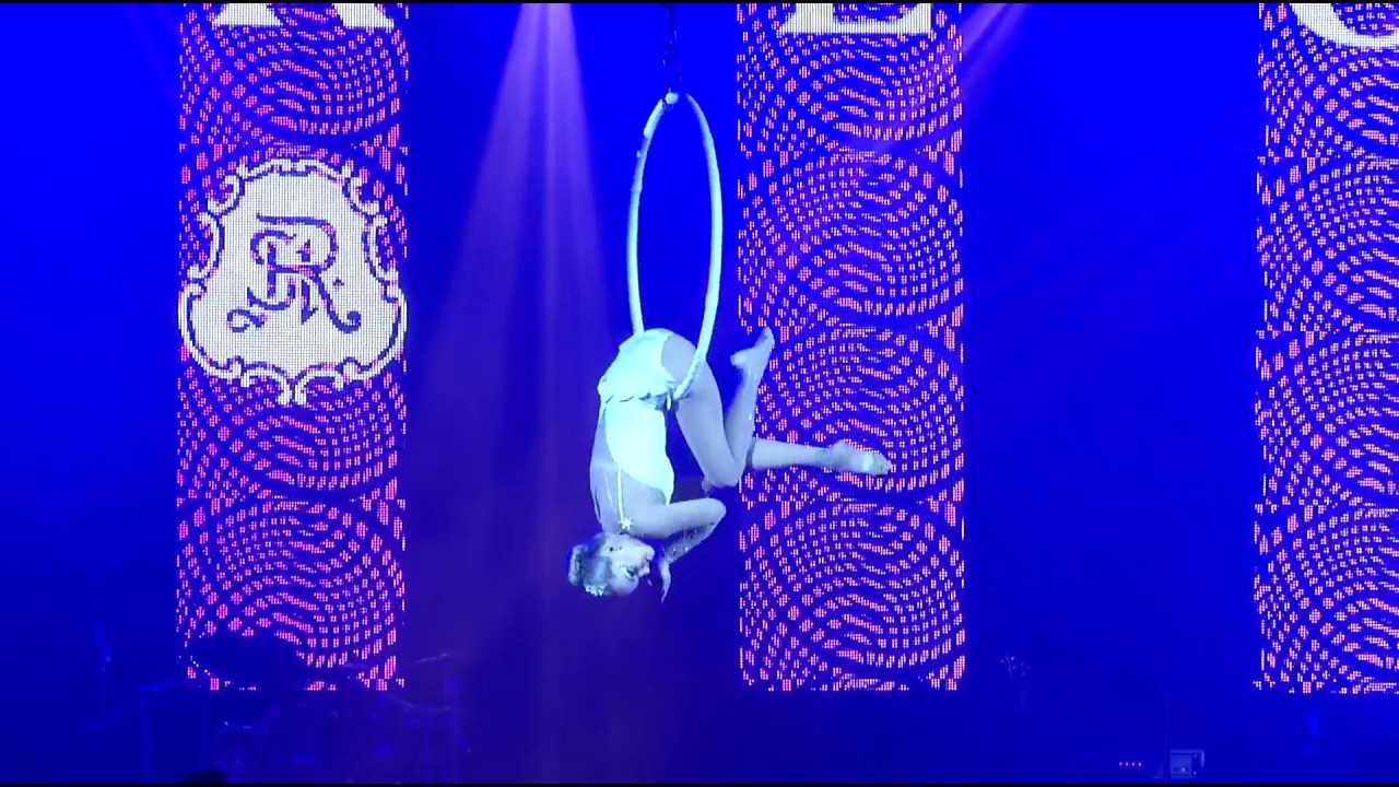 Aerial Hoop Lyra Show in Dubai - Beautiful elegant performance act
