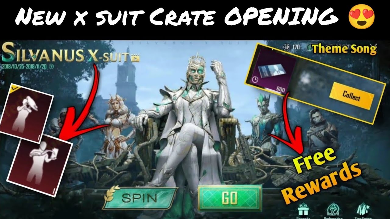 😍New X Suit Silvanus X SUIT Crate OPENING 🔥|BGMI  And PUPG MOBILE Crate OPENING Silvanus X Suit |