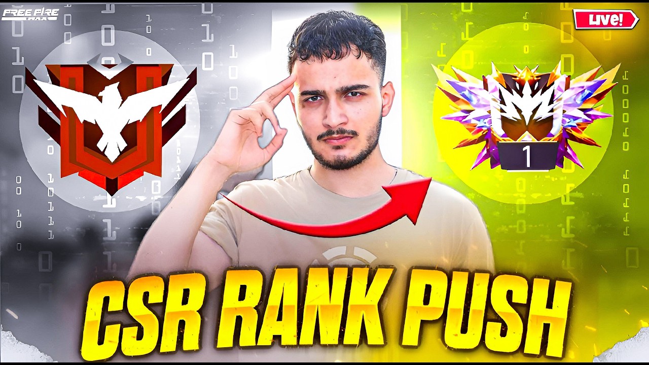 AAJ REGION TOP 1 KARENGE 🚀 NEW CS SEASON PUSH 😎 #freefirelive #rai #asifgamer #nonstopgaming
