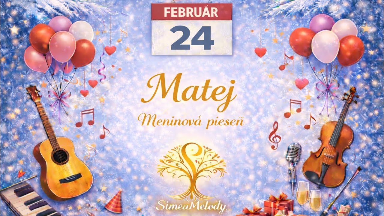 Matej | Meniny | Simeamelody