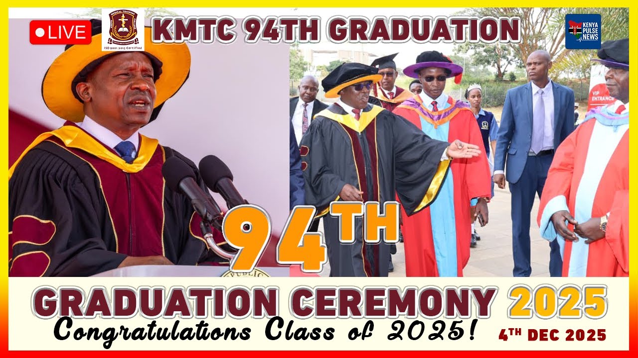 #LIVE 🔴KMTC 94TH GRADUATION  CLASS OF 2025 CELEBRATIONS | CONGRATS CLASS OF 2025 🎉
