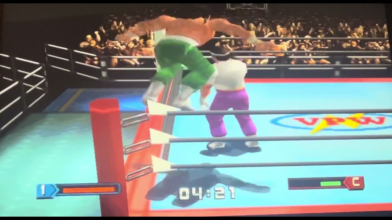 Freem Virtual Pro Wrestling 2 - Sabu vs. Dake Ken