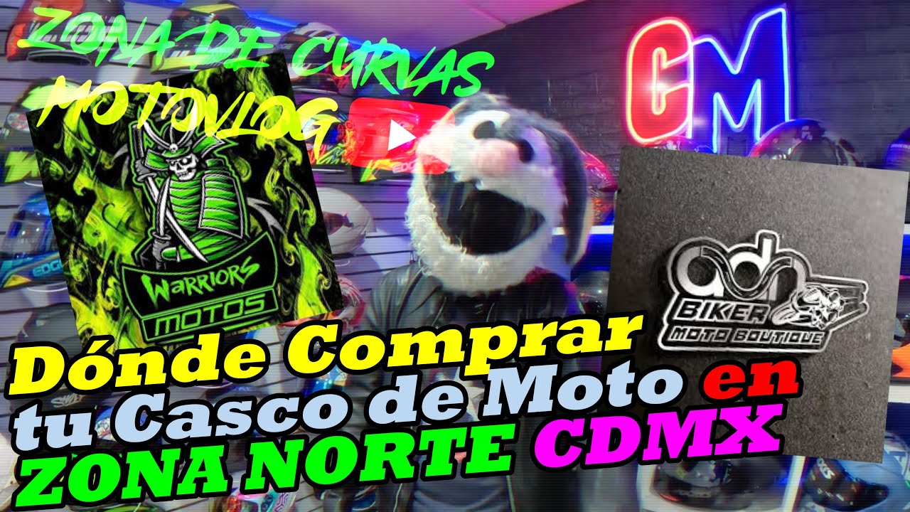 3 OPCIONES DONDE COMPRAR TU CASCO DE MOTO EN CDMX ZONA NORTE -ADN BIKER - WARRIORS MOTOS - C MIRANDA