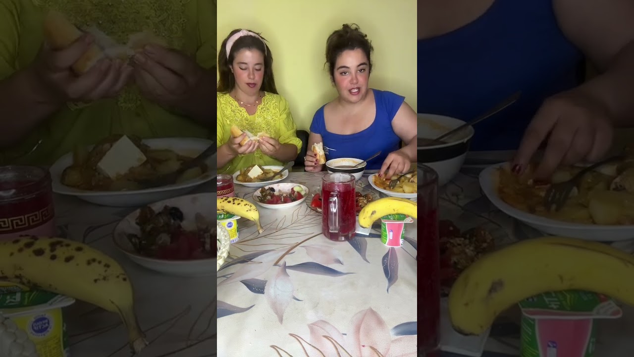 فطورنا ليوم عرفة صحا فطوركم و صيامكم فالجنة إن شاء الله 😍