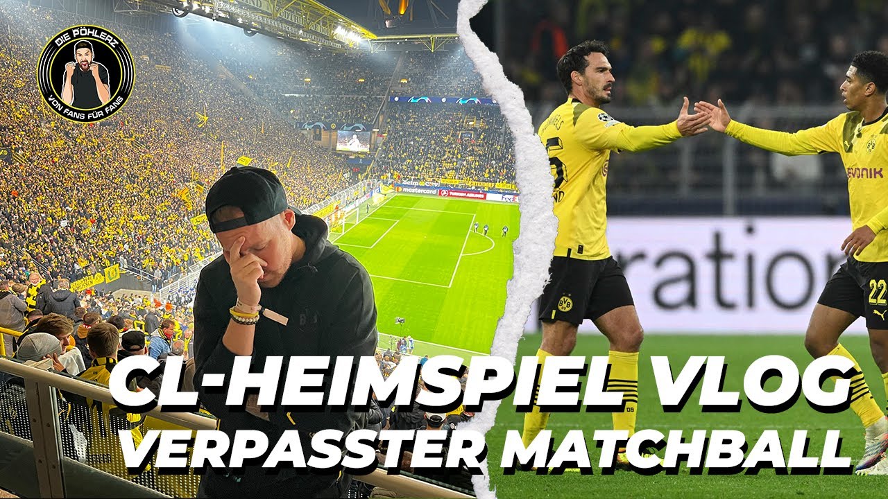 🖤💛 BVB vs. FC Sevilla (1-1) | STADION-VLOG | Borussia Dortmund verpasst Achtelfinale!