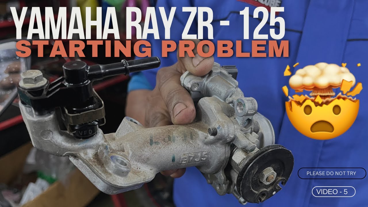YAMAHA RAY ZR 125 FUEL INJECTOR & THROTTLE BODY WASH #yamaha #rayzr125 #repiar