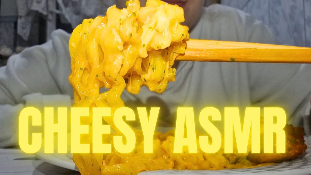 ASMR Cheesy Buldak Eating (No Talking) 🔥 Spicy Noodles Mukbang | Intense Eating Sounds