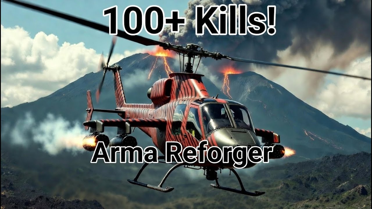 Helicopter Pilot DESTROYS the Battlefield in Arma Reforger! 100+ Kills! Kqrambit | WCS | TTT
