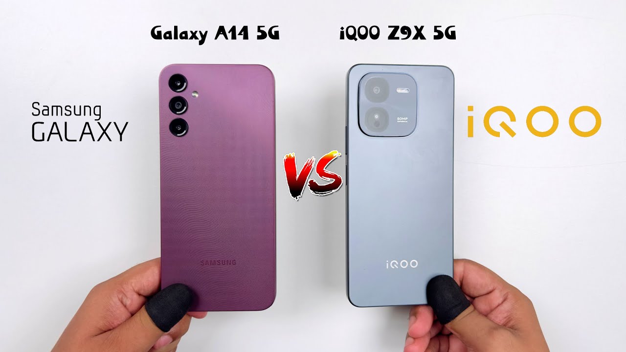 Samsung Galaxy A14 5G vs IQOO Z9X 5G Speed Test