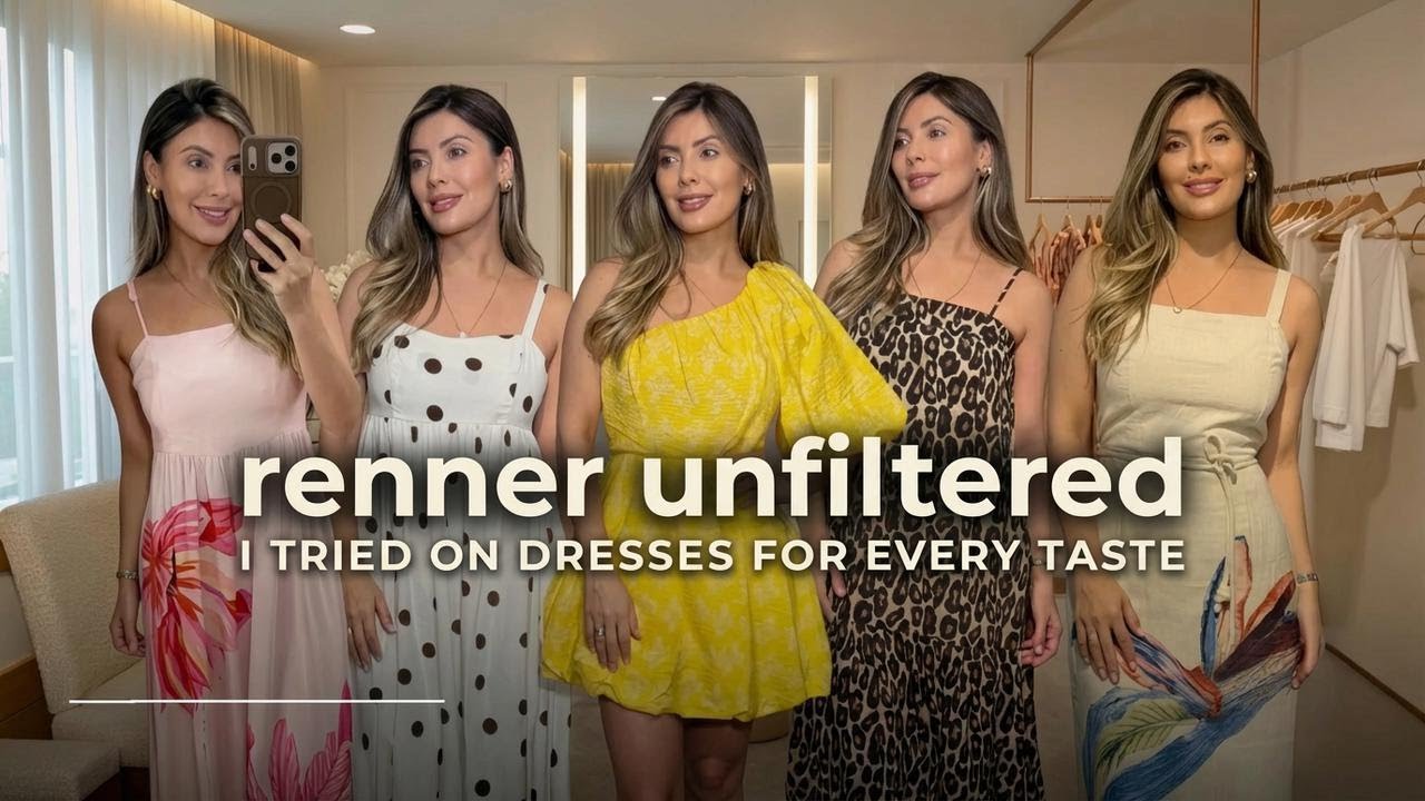 Trying on Summer Dresses at Renner | Styles for Every Taste