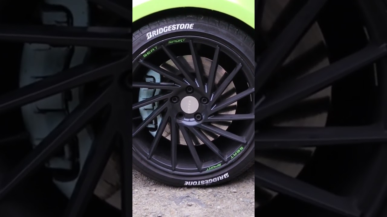 Tire Writing | Bridgestone Tires #bridgestonetires #carshorts #jsmk #seatleon