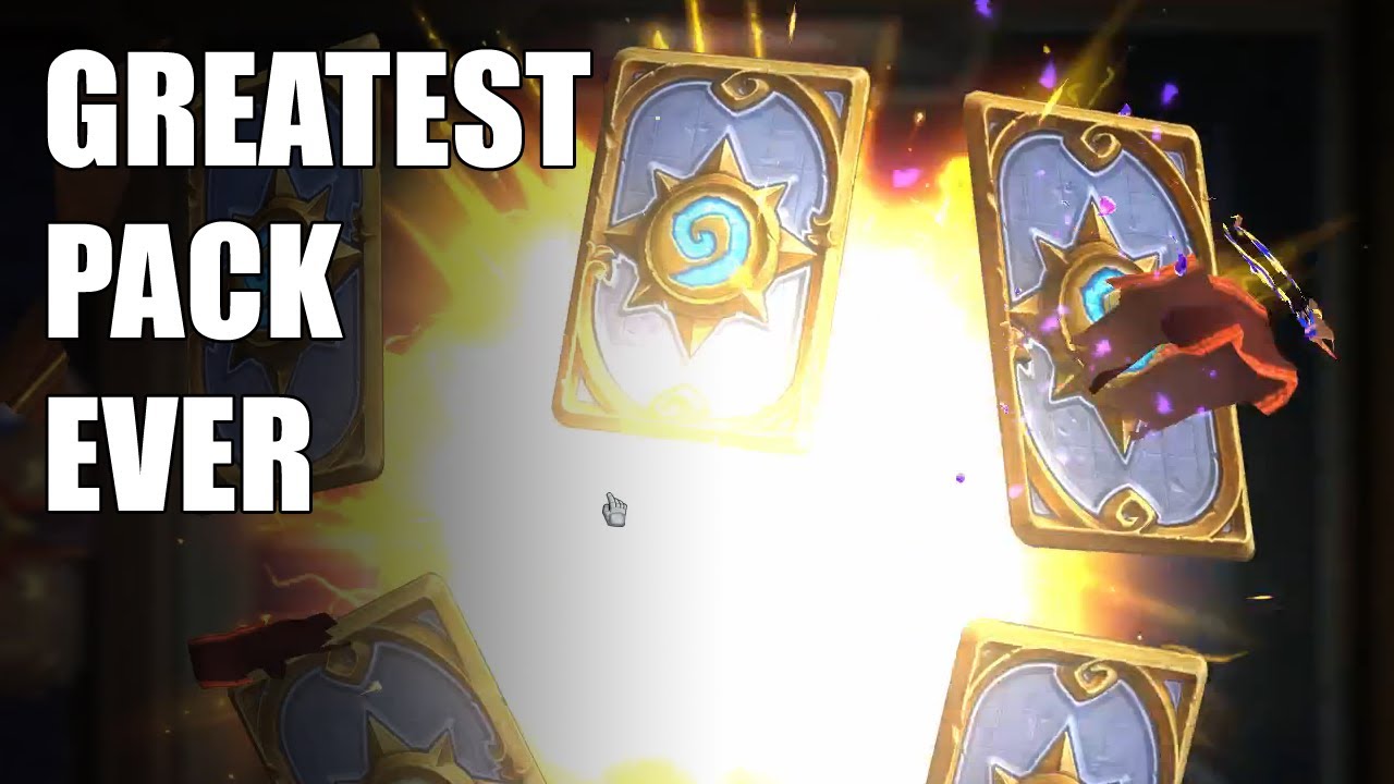 Greatest Hearthstone Pack Call Ever -- Hearthstone Beta