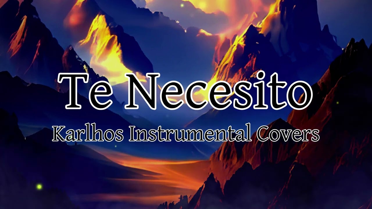 Te necesito - Esperanza de vida - Cover Instrumental | K I C