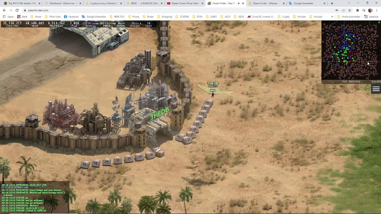 Desert Order - Attacking troops outside an enemy base