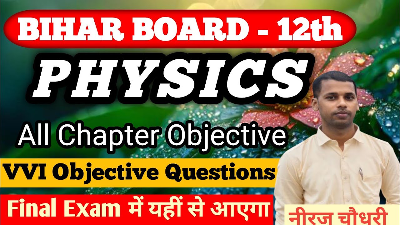 12th Physics Objective 2026