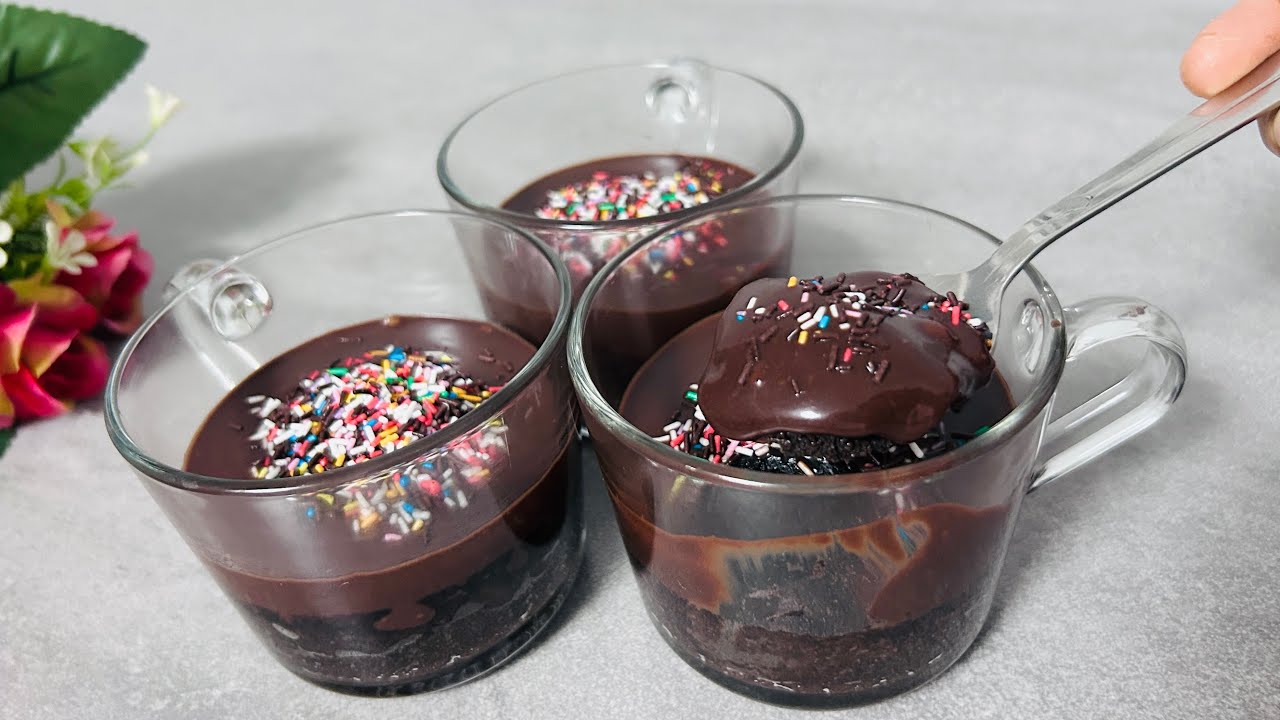 Without chocolate,Flour and Eggless Chocolate Cake Dessert Recipe 