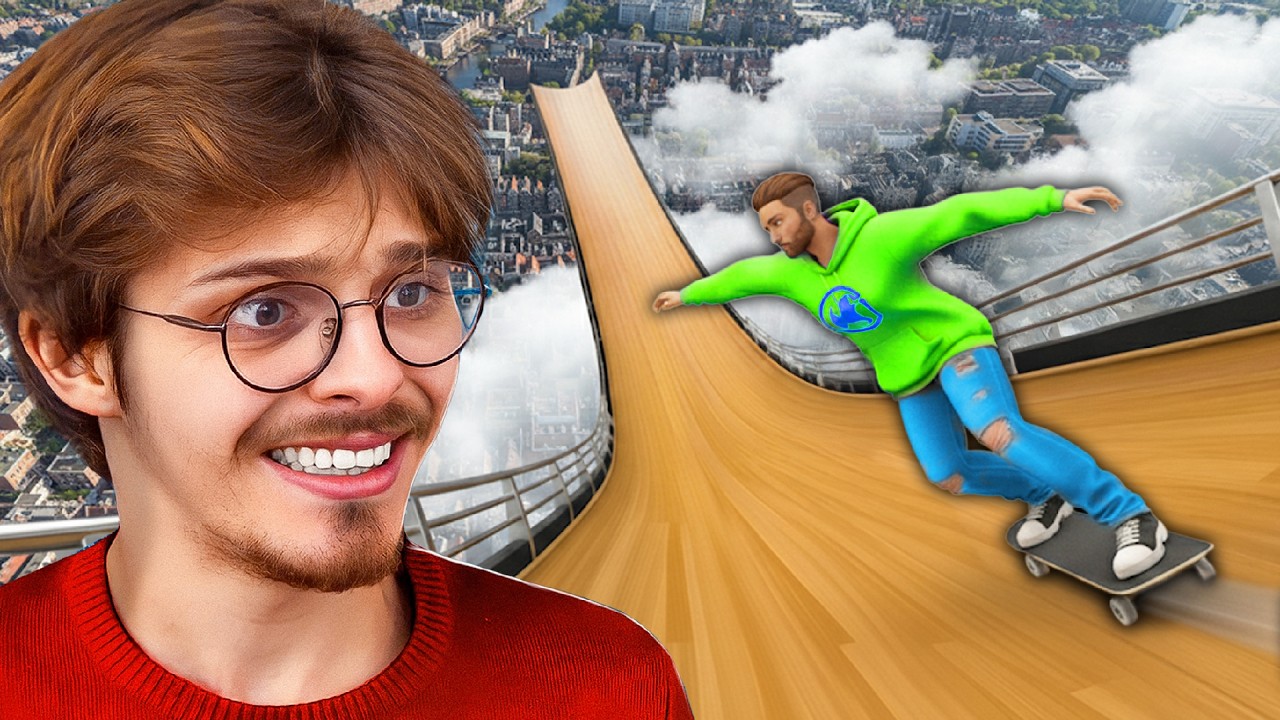 Est-ce que je peux réussir cette Méga Rampe en Skate ?