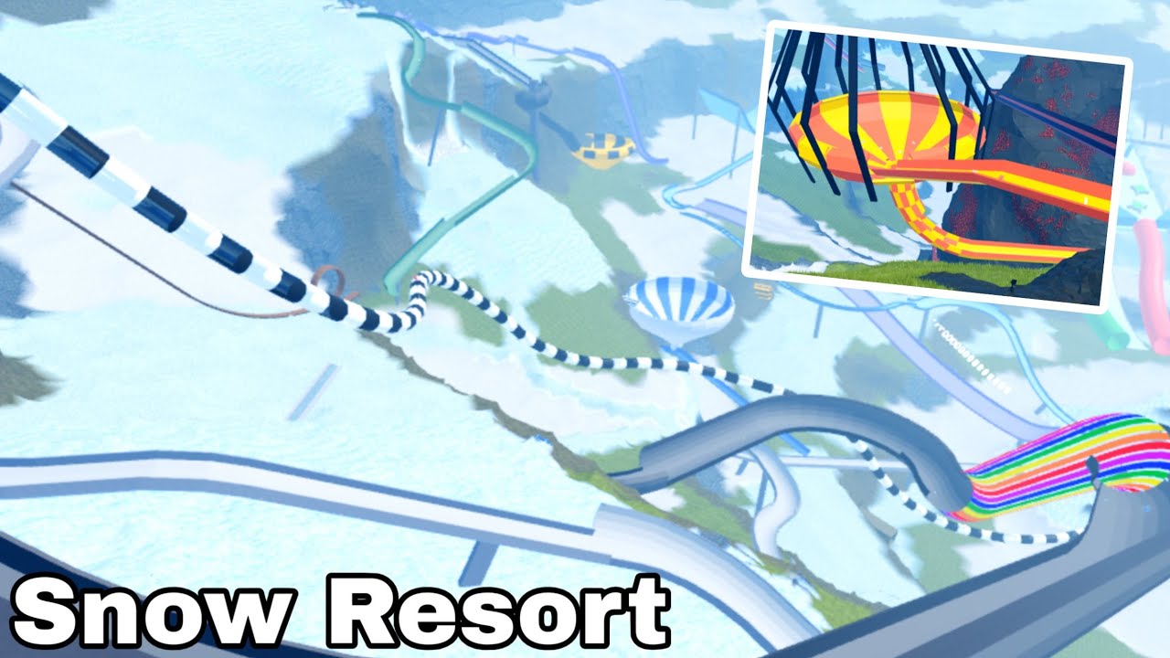 All Mountain Slides at Snow Resort | ROBLOX (Ft. AgentGlider)