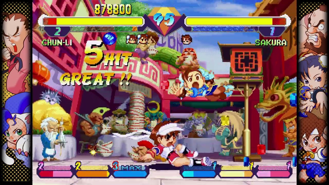 Super Gem Fighter: Mini Mix (Xbox One) Arcade as Chun-Li