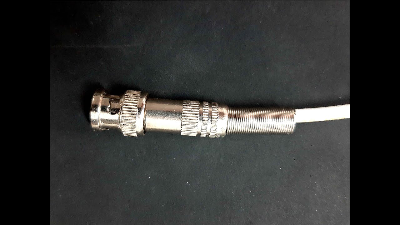 COMO FAZER UM CONECTOR BNC PARA CÂMERAS DE SEGURANÇA