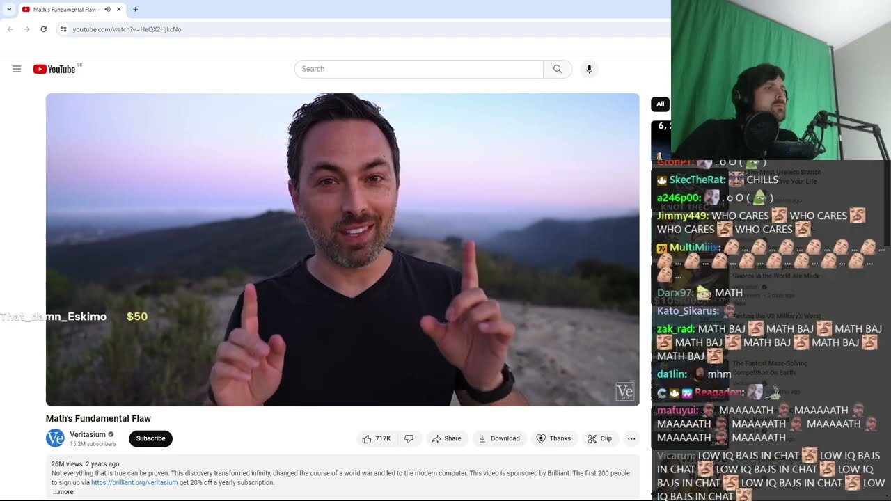 Forsen Reacts to Math's Fundamental Flaw