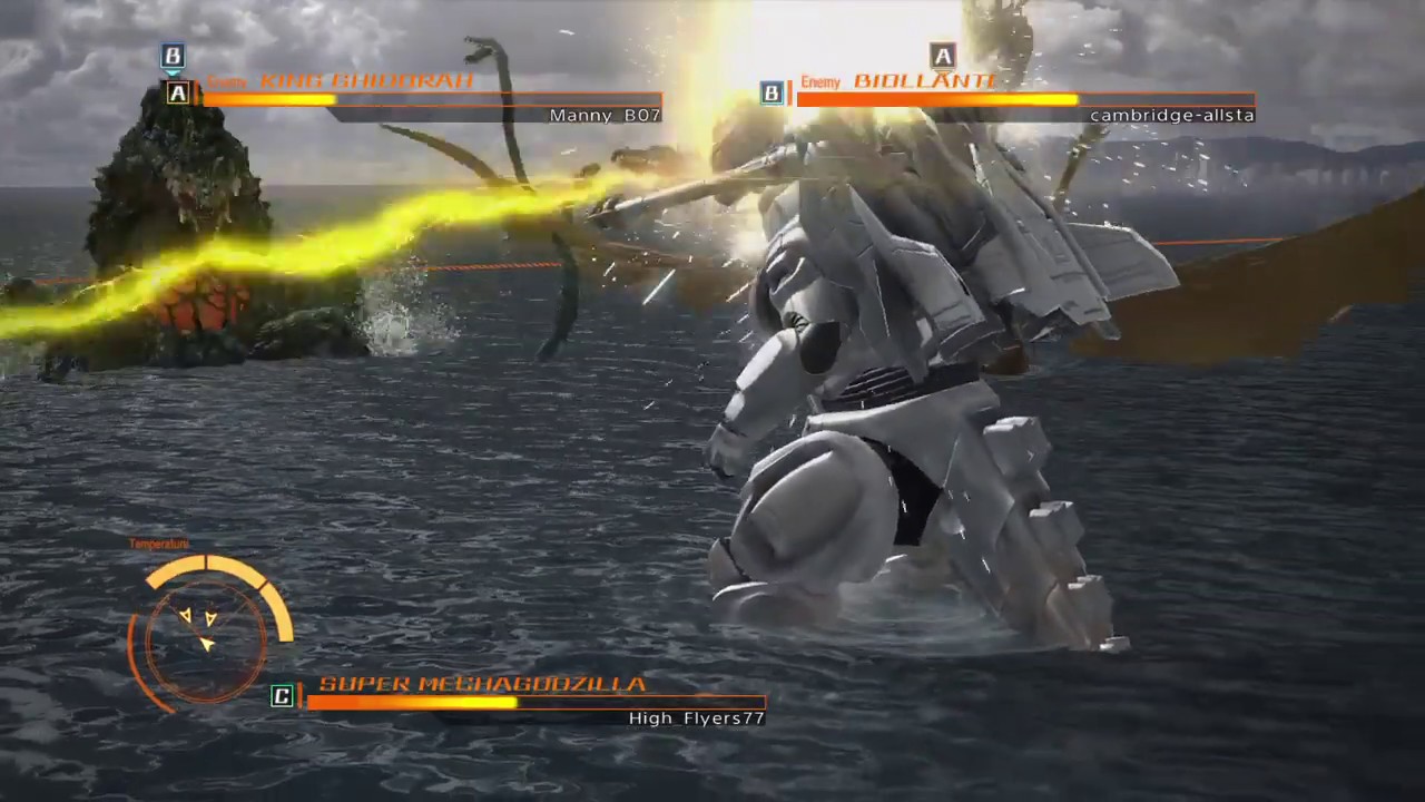GODZILLA PS4: Super MechaGodzilla vs. Biollante vs. King Ghidorah