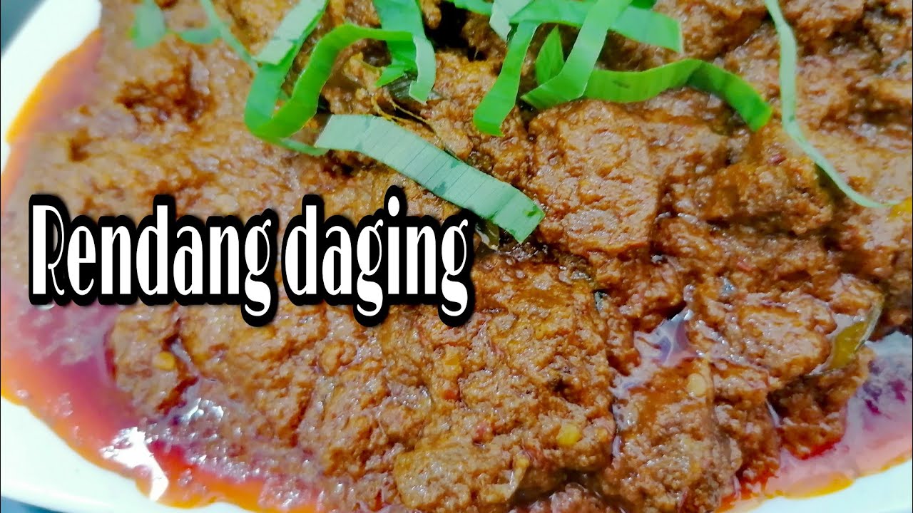 Rendang daging / sedap tidak terhingga