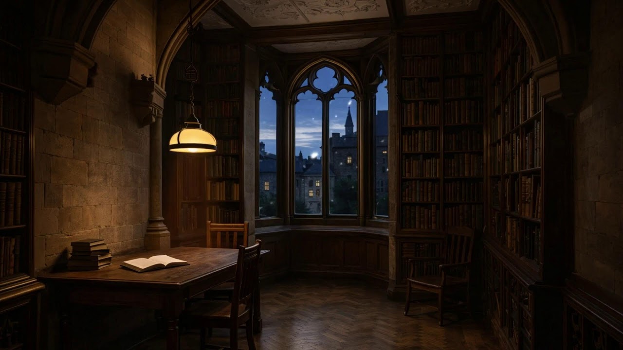 Old Manor Library 🏰 Study Music for Finals, Reading & Deep Work