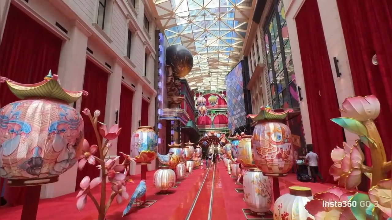 Hextar world at empire city CNY decorations 2026