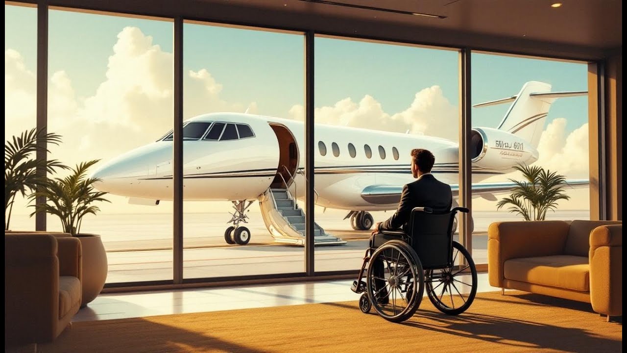 Renting a private jet with wheelchair lift on handicap accessible private planes