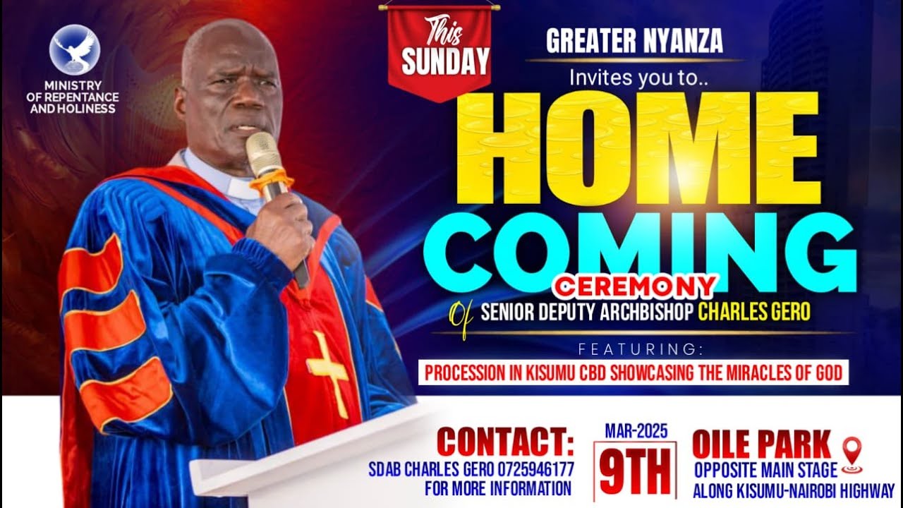 MINISTRY OF REPENTANCE AND HOLINESS, HOME COMING CEREMONY OF SDAB GERO