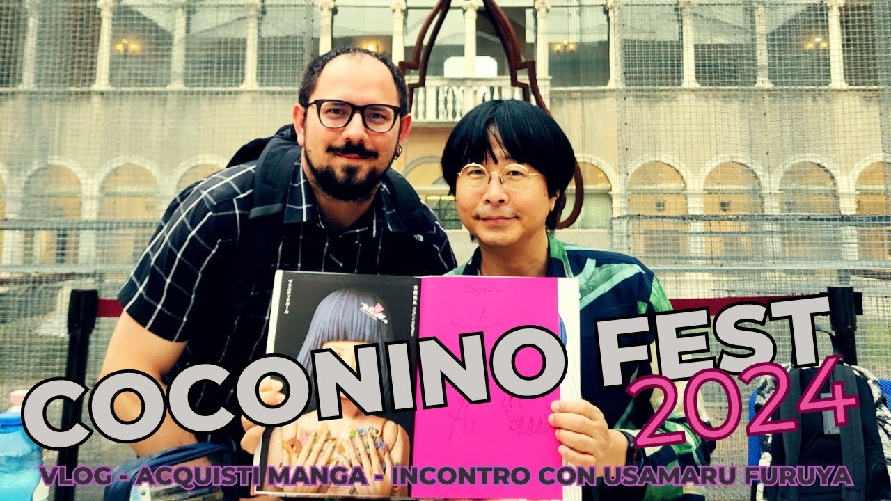 COCONINO FEST 2024 - ACQUISTI MANGA E VLOG - INCONTRO CON USAMARU FURUYA!