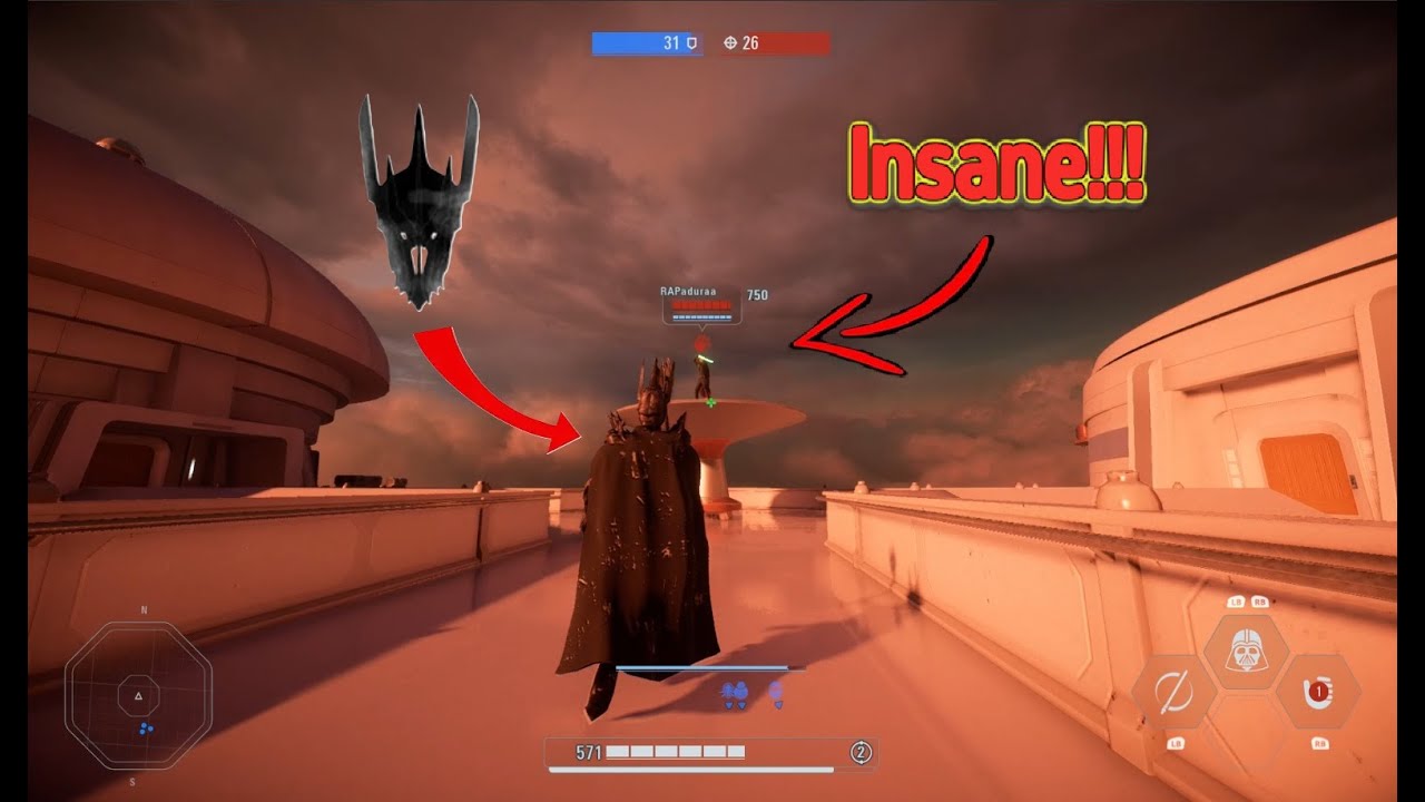 IMMACULATE LUKE/ANAKIN PLAYER MAKES ME FIGHT HARD FOR THE WIN! | Battlefront 2 | HvV