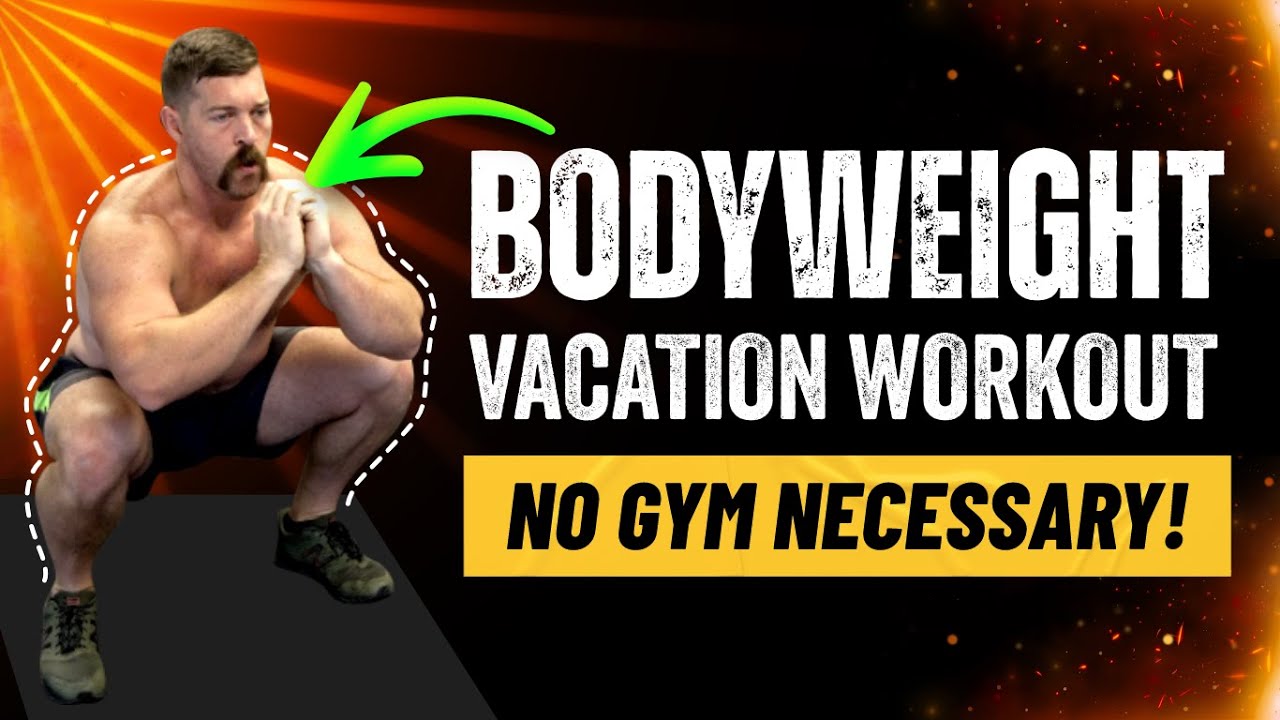 NO GYM? NO PROBLEM! The Only 5 Bodyweight Exercises You Need | Coach MANdler