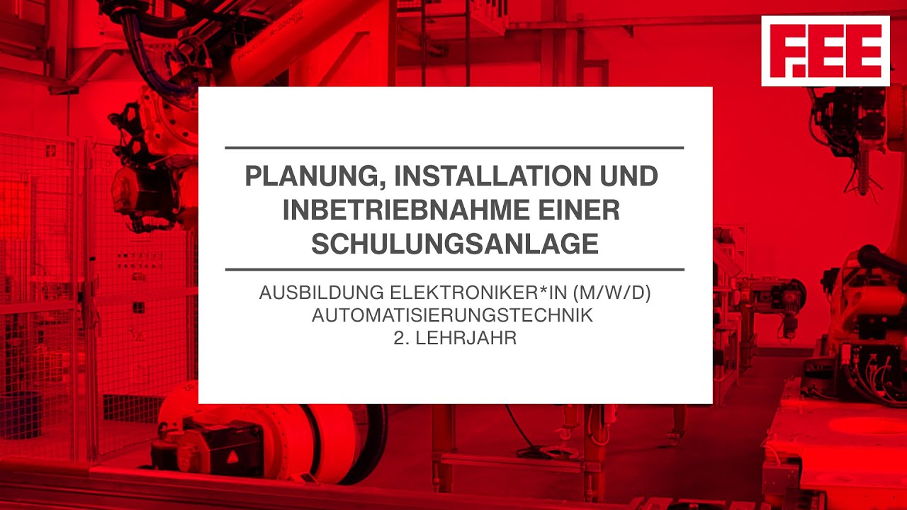 Planung, Installation und Inbetriebnahme einer Schulungsanlage