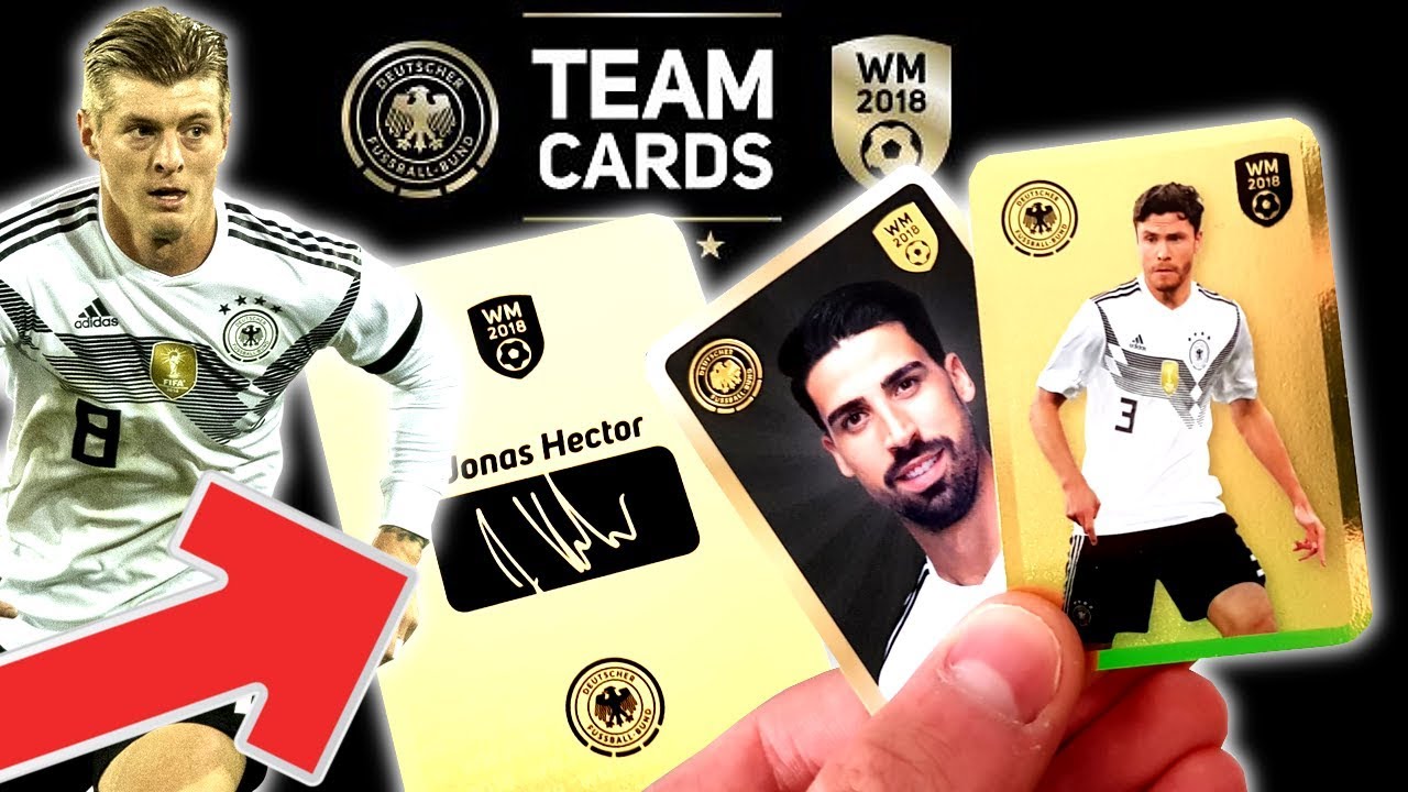 GOLDENES AUTOGRAMM! DFB FERRERO 2018 KARTEN World Cup