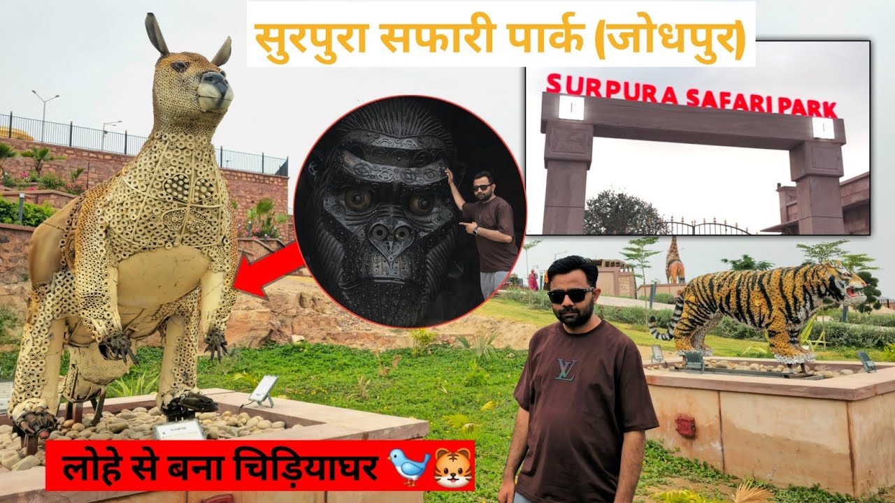 लोहे से बना हुआ चिड़ियाघर 🐯🐦 सुरपुरा सफारी पार्क और सुरपुरा बांध ❤️ Surpura Safari Park And Dam🔥