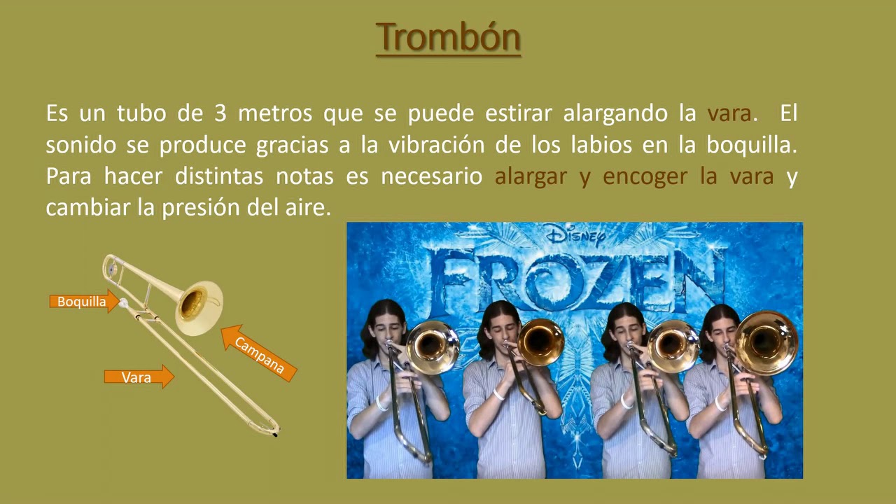 Instrumentos de viento metal.