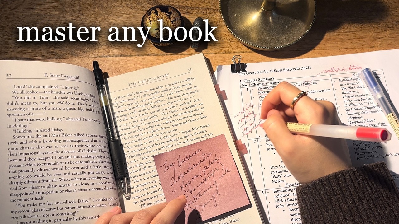 how to take notes like an Oxford student | master any book